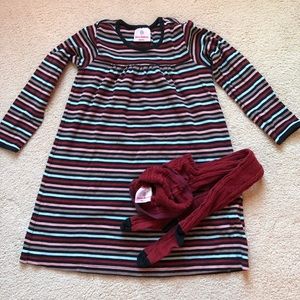 Cute Fall Hanna Dress and Tights